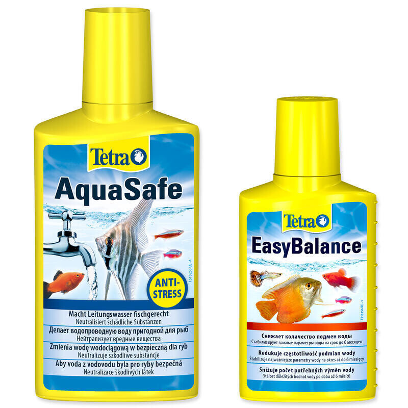 Přípravek Tetra Aqua Safe 250ml + Tetra Easy Balance 100ml zdarma 1 ks
