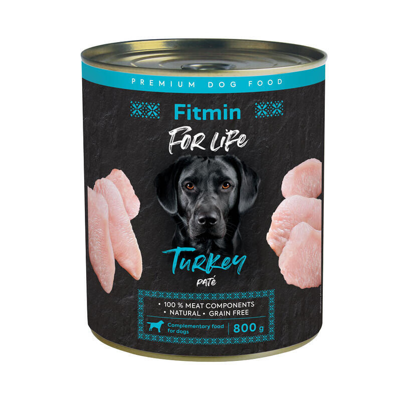 Fitmin dog For Life tin turkey