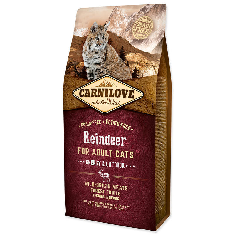 CARNILOVE Reindeer adult cats Energy and Outdoor
