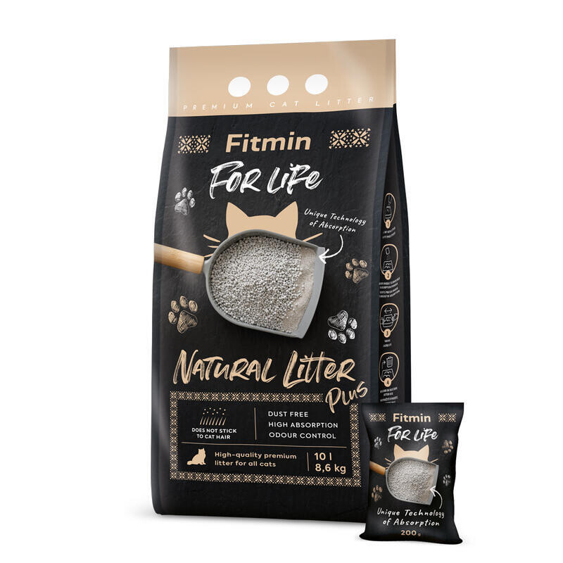 Fitmin cat For Life natural litter plus 10l/8,6kg