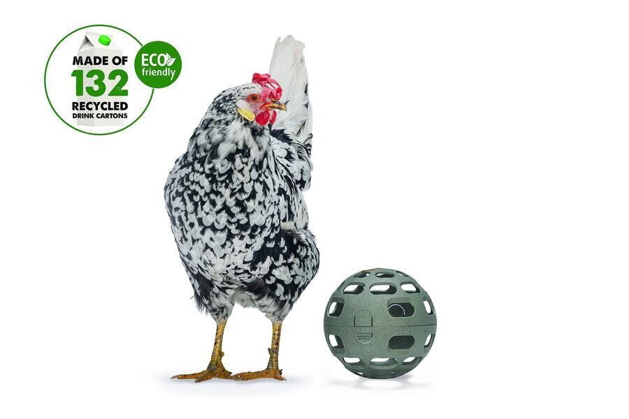 Beeztees Snackball Krmítko pro drůbež šedé 15 cm