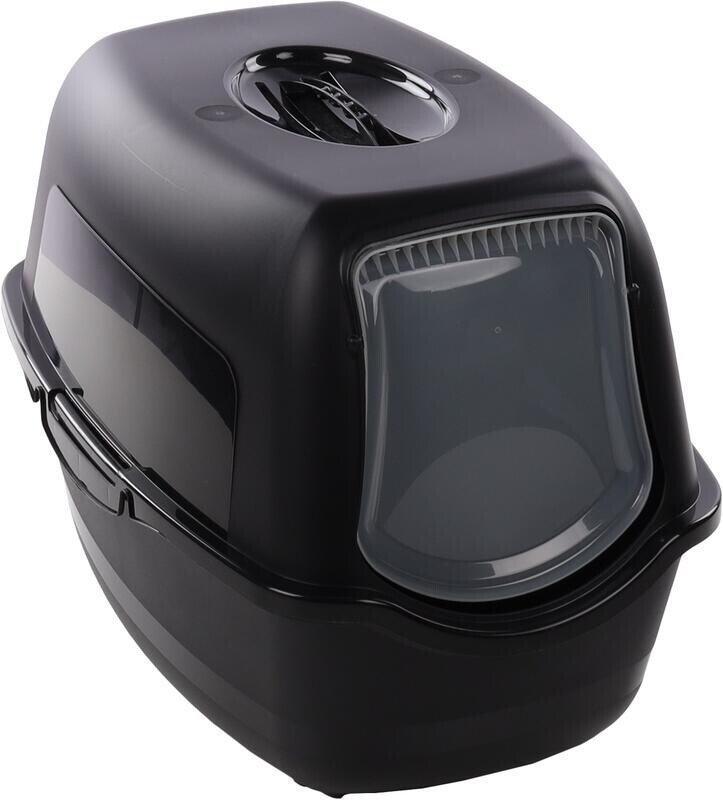 Flamingo Lexie Toaleta pro kočky černá 39x56x39,5 cm