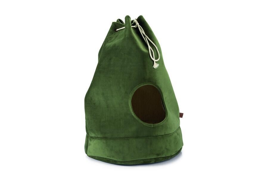 Designed by Lotte Pelíšek pro kočky Vilar zelený 45x60x45 cm