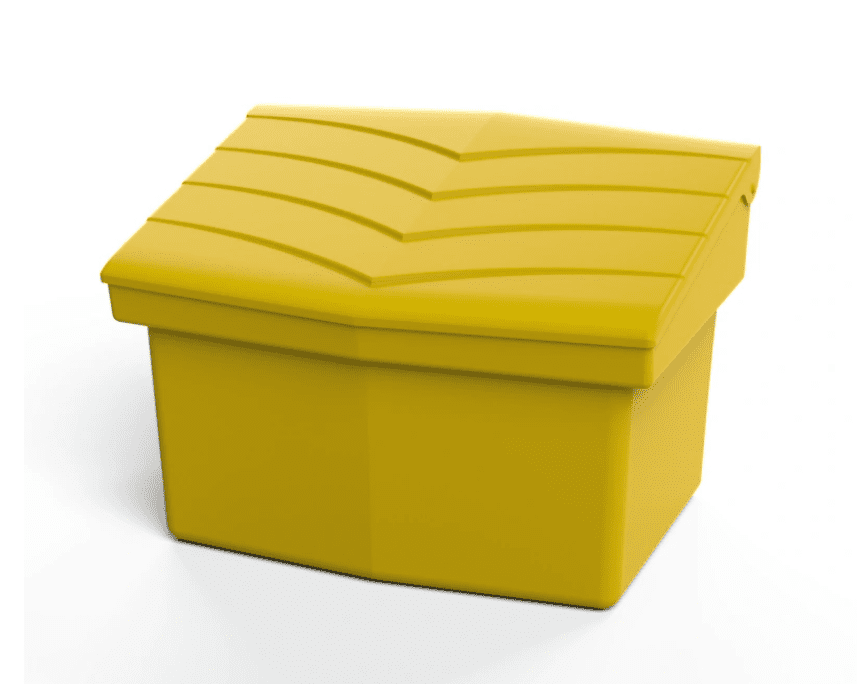 Nádoba na posypový materiál 90L - žltá