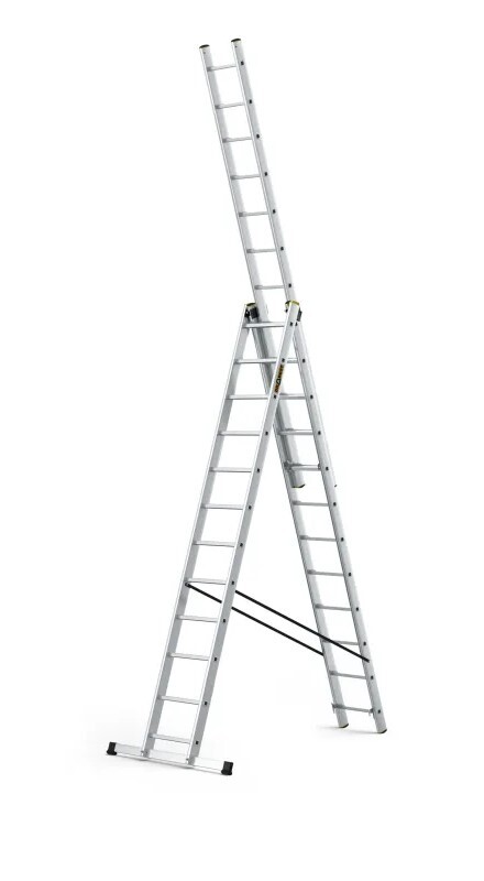 Drabest Multifunkčný hliníkový rebrík PRO 3x12