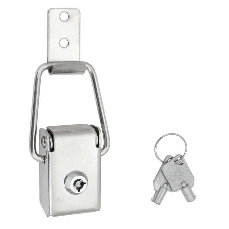 Pákový zámok na nábytok 12 cm s kľúčom