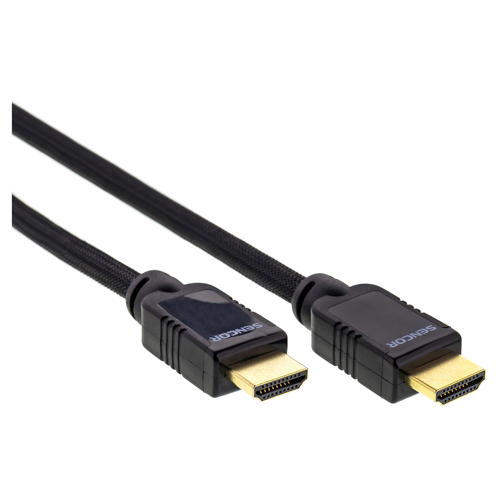 Sencor SAV 165-025 Premium Gold HDMI kábel v1.4, Pozlátené konektory, Dĺžka 2,5 m, .