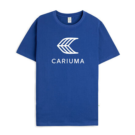 Triko Cariuma T-Shirt Dazzling Blue with Off-White Logo veľkosť oblečenia XS