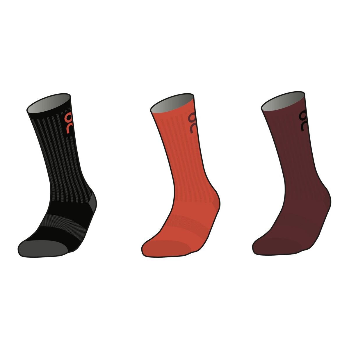 Ponožky On Logo Sock 3-Pack veľkosť oblečenia XS