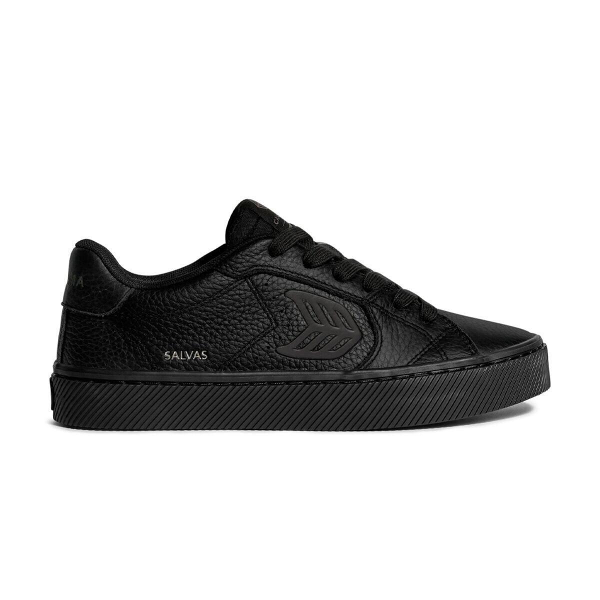 Pánské volnočasové boty Cariuma SALVAS All Black Premium Leather Sneaker