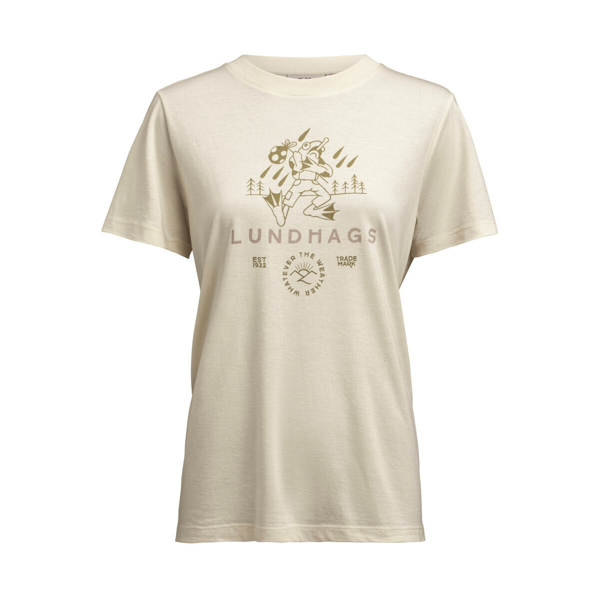 Dámske tričko Lundhags Järpen Printed T-shirt W veľkosť oblečenia L