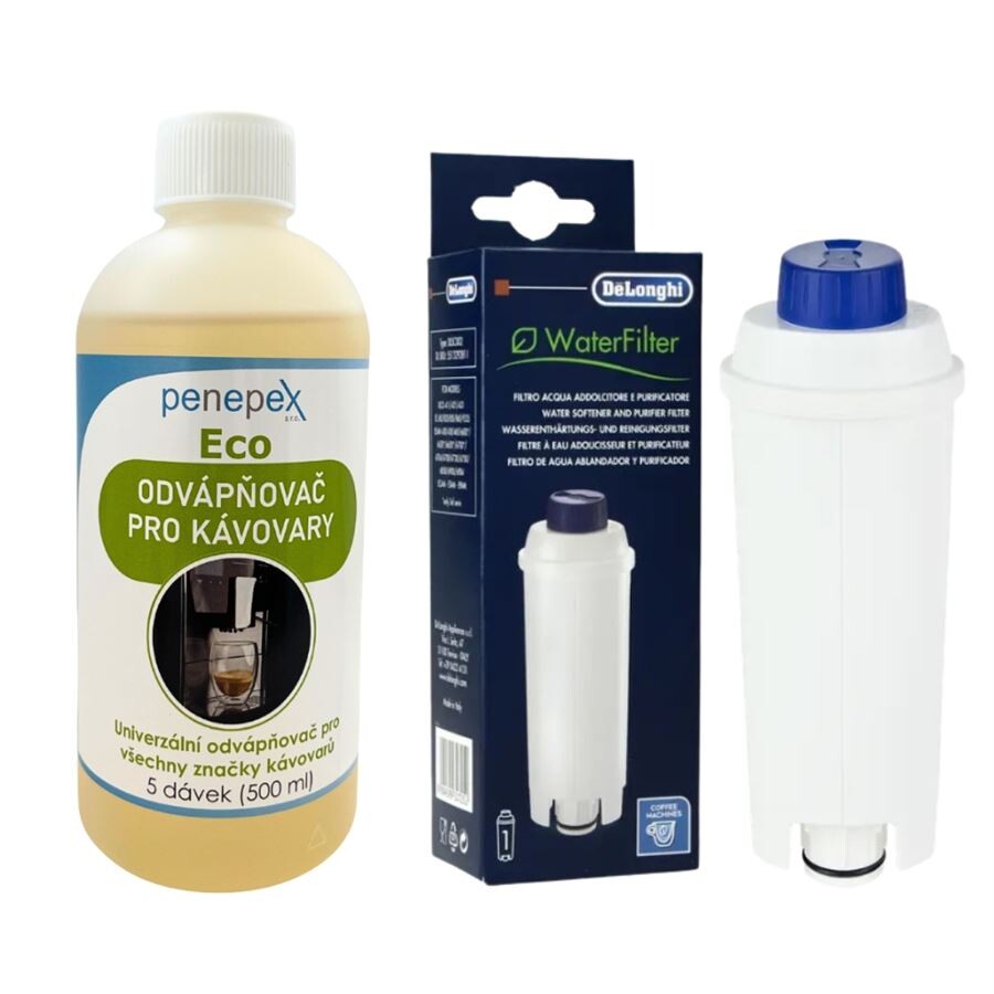DeLonghi SER3017 DLSC002 filter do kávovaru + Penepex Eco univerzálny odápňovač 500 ml