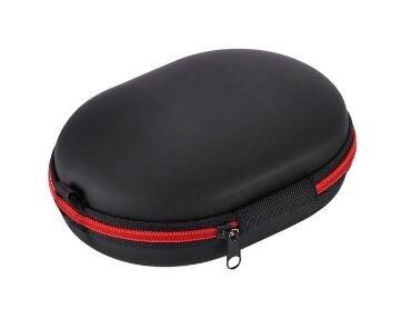 Puzdro na slúchadlá Beats - Čierny s červeným zipsom