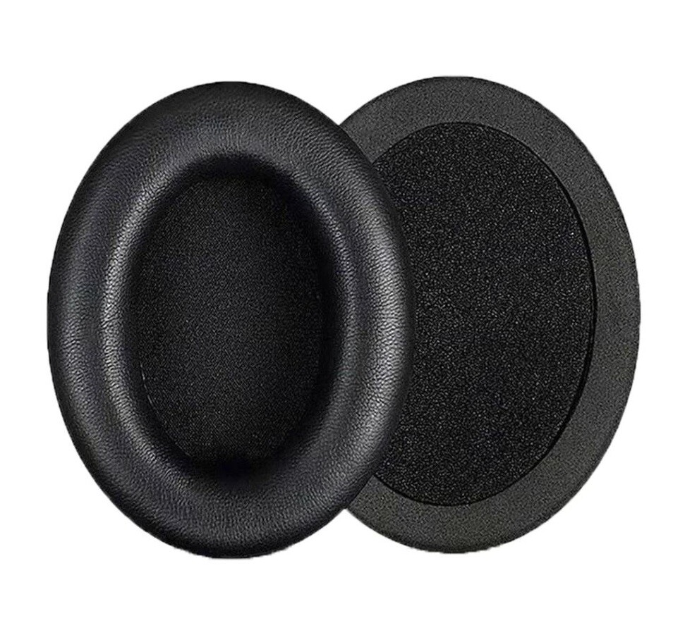 Náhradné náušníky pre slúchadlá Edifier H850 - Čierne, kožené