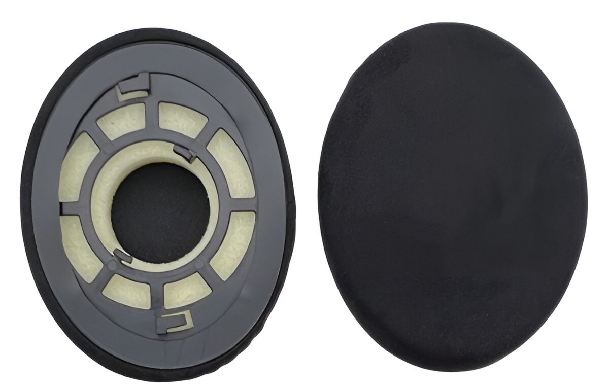 Náhradné náušníky pre slúchadlá Sennheiser RS110, RS120 - Čierne, zamatové