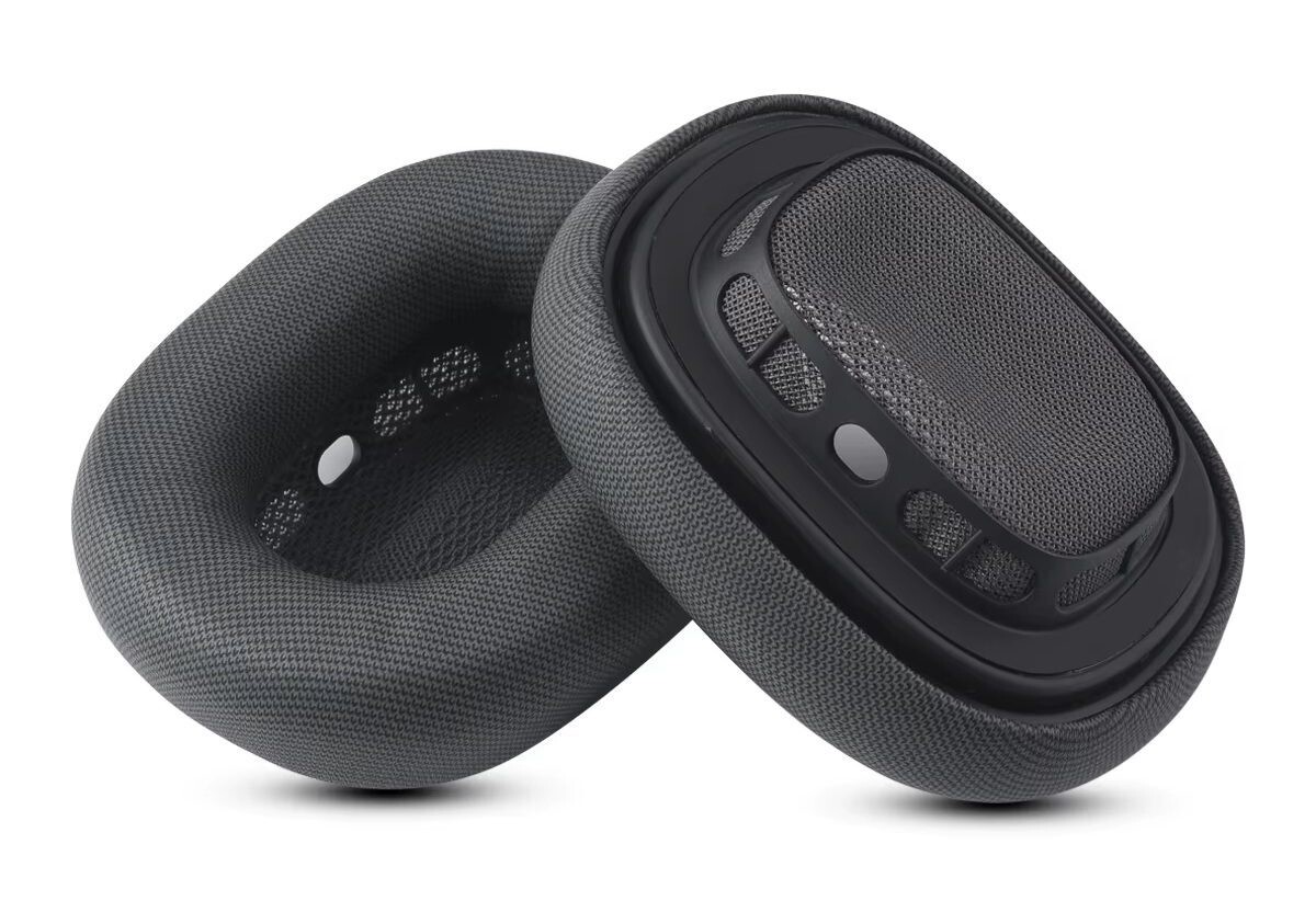 Náhradné náušníky pre slúchadlá Apple AirPods Max - čierne, kožené