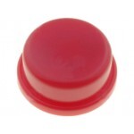 Gombík pre mikrospínač - Červený, 12 x 12 x 7,3 mm