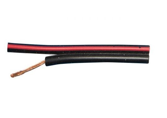 Dvojlinka CYH - 2x 0,50 mm2 čierno červený