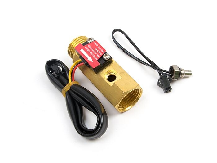 Mosadzný prietokomer s termistorom YF-B4 1/2