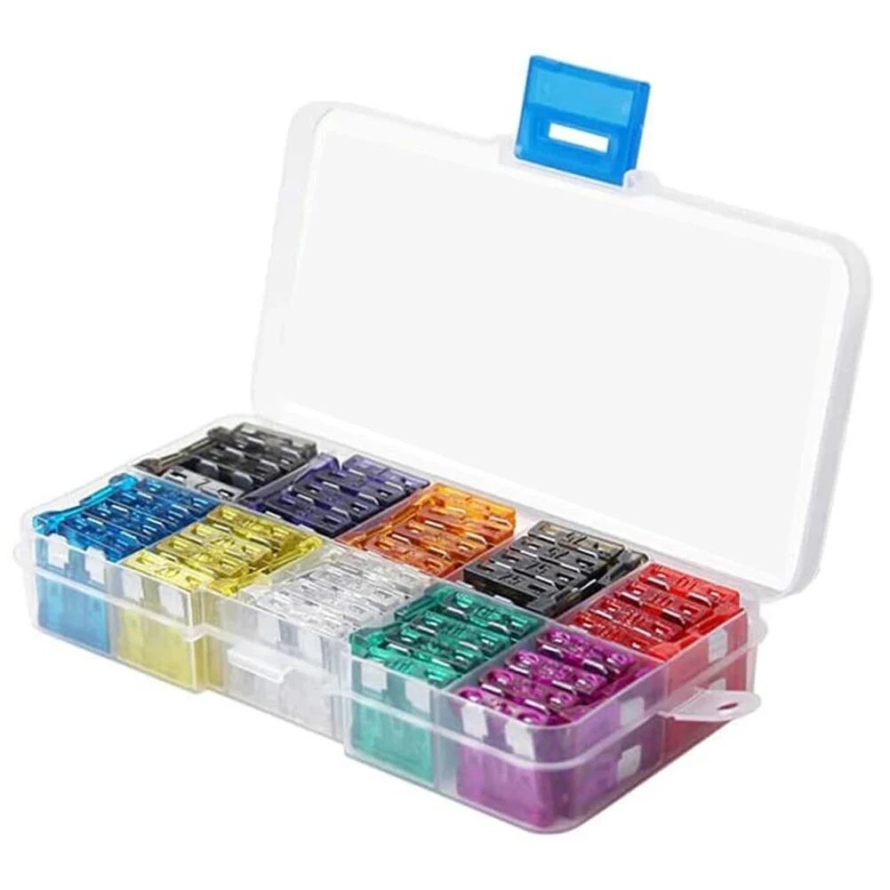 Súprava štandardných poistiek do auta - 100 kusov