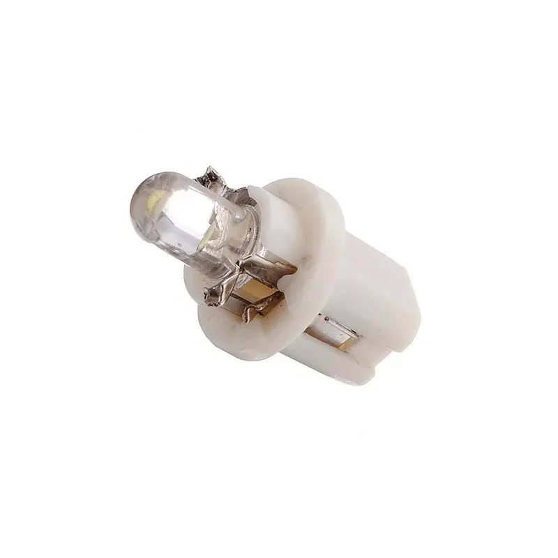 T5, B8.5D, 1x 5mm LED - Biela