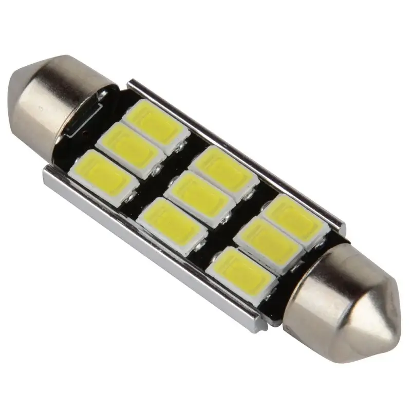 LED 9x 5730 SMD SUFIT Hlinikové chladenie, CANBUS - 41mm, Biela