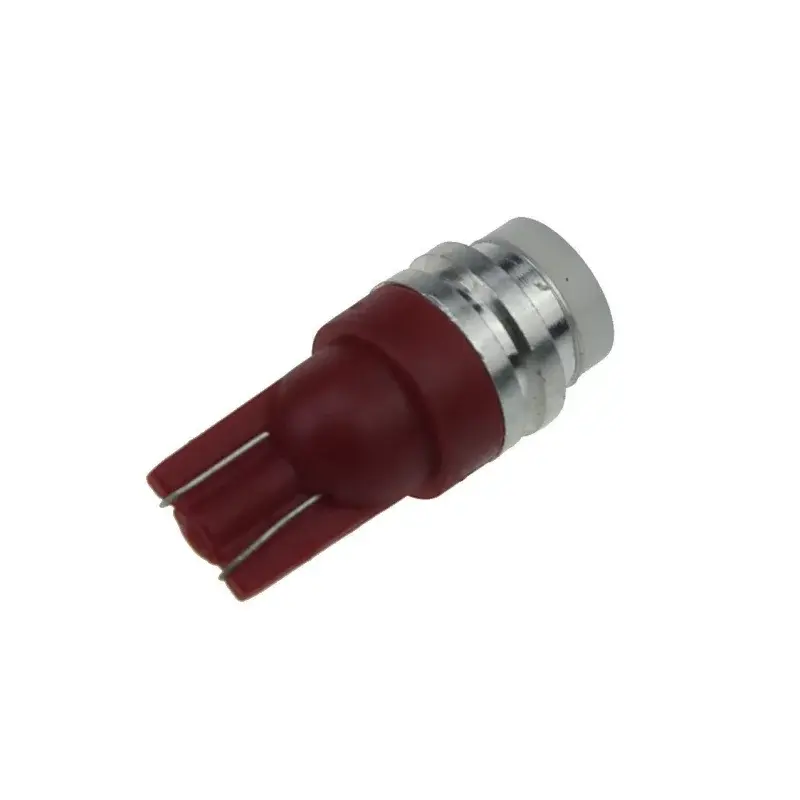 1W COB LED s päticou T10, W5W - Červená