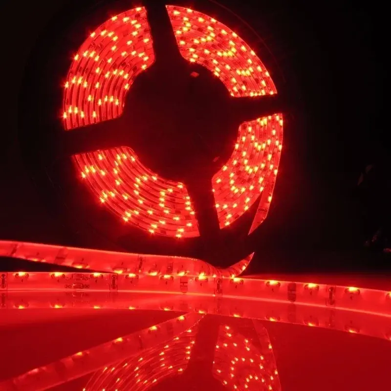 LED Pásik bočné 12V 60x 335 SMD, vodeodolný - Červený