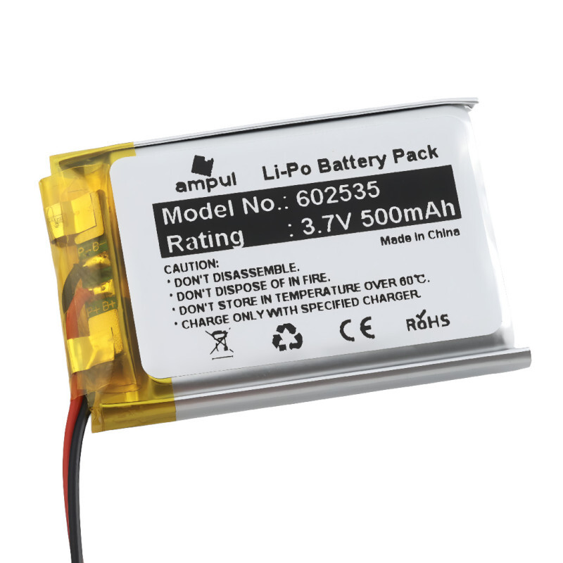 Li-Pol batéria 600mAh, 3.7V, 602535