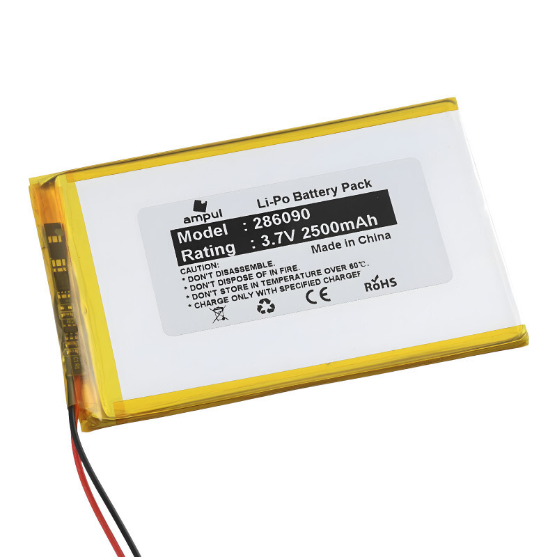 Li-Pol batéria 2500mAh, 3.7V, 286090