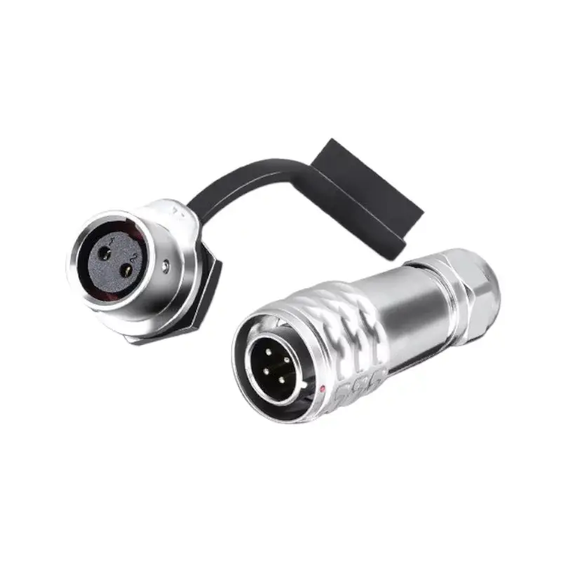 SF20 kovový panelový spojovací konektor, set, IP67, 3-pin