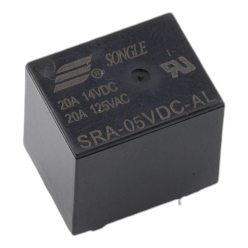 Relé SRA-05VDC-AL, DC 5V/DC 14V 20A