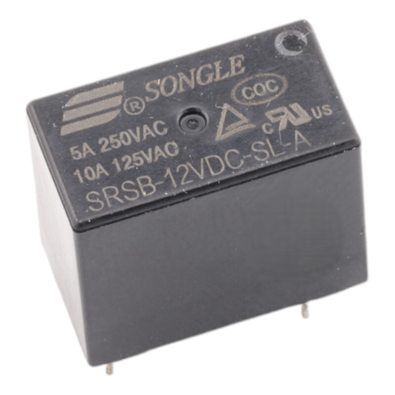 Relé SRSB-12VDC-SL-A, 12V DC/250V AC 5A