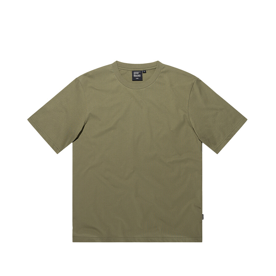 Tričko Vintage Industries Devin - svetlo hnedé - fixalové - svetlo olivové, L