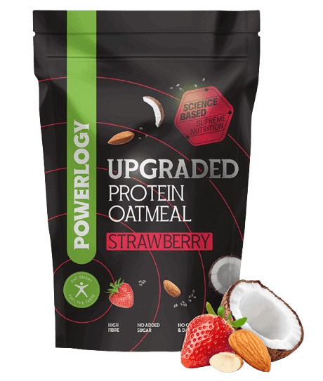 POWERLOGY Upgraded Protein Oatmeal Strawberry 350 g