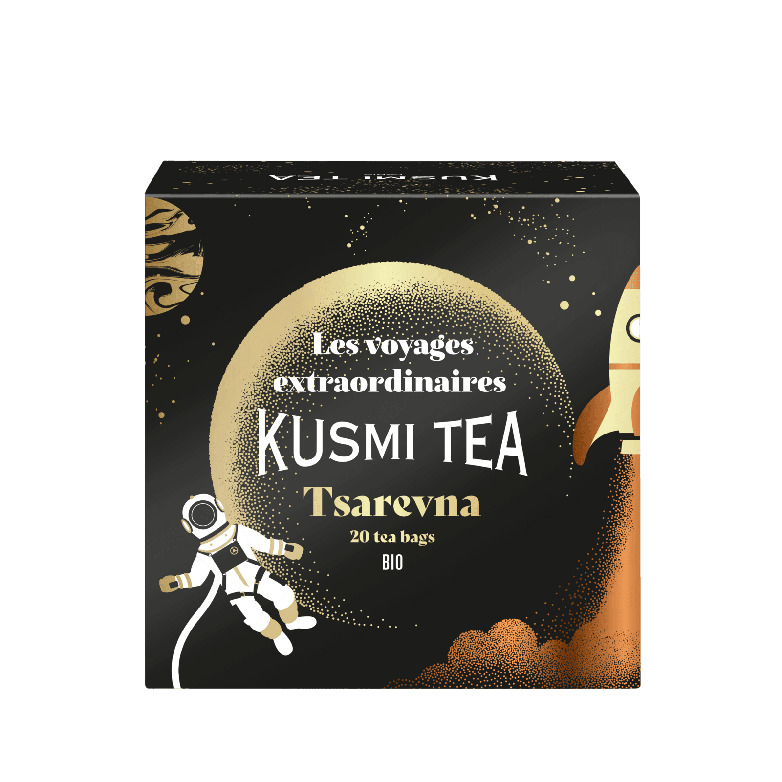 KUSMI TEA Porcovaný čierny vianočný čaj Tsarevna Bio 20