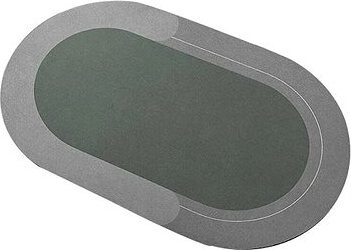 DuraHome Predložka ABSORPČNÁ CLEAN & DRY, ovál, zelená