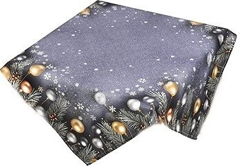 Forbyt Vianočný obrus Ihličie a banky 85 × 85 cm