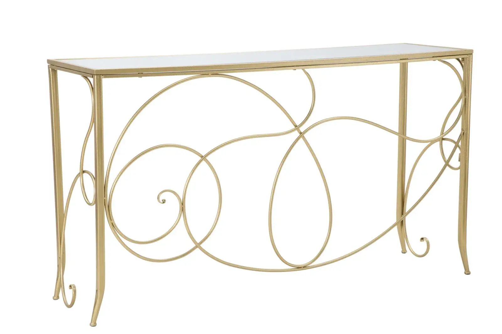 Konzolový stolek Art 140 cm zlatý