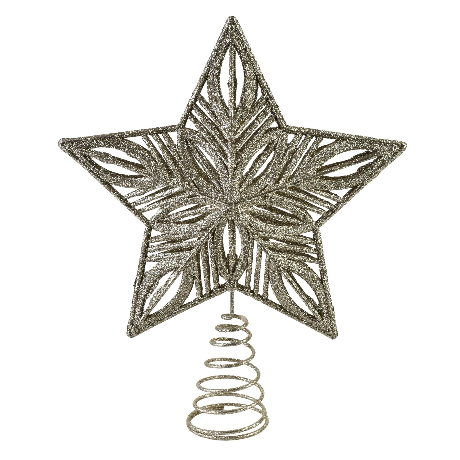 Ozdobná špička na stromek Shepherd 24x20 cm zlatá