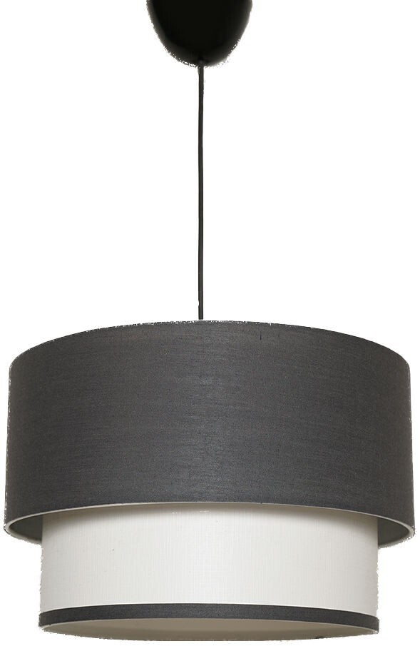 Závěsný lustr Tubol antracitový