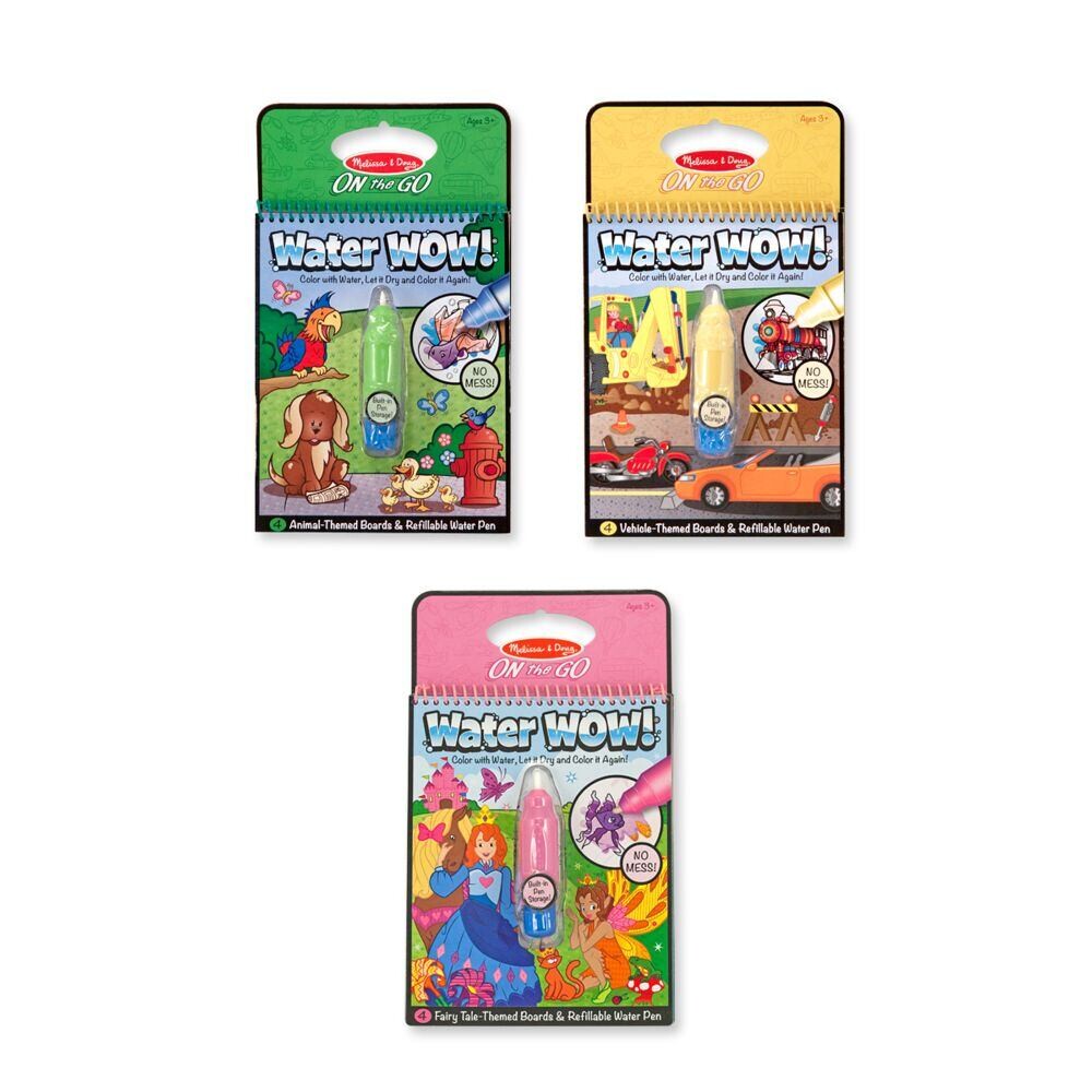 Melissa & Doug Water WOW Kúzlenie vodou, viac druhov