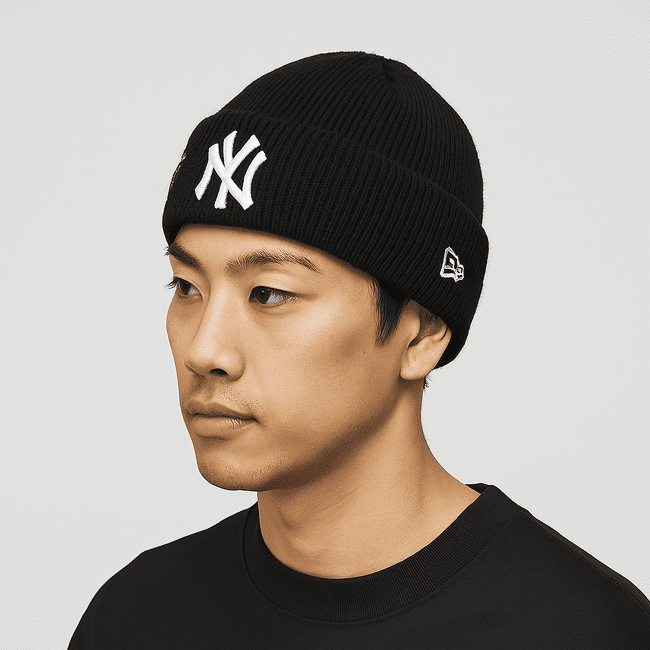 Zimná čapica New Era Knit Medium MLB Ws Beanie NY Yankees Black - UNI