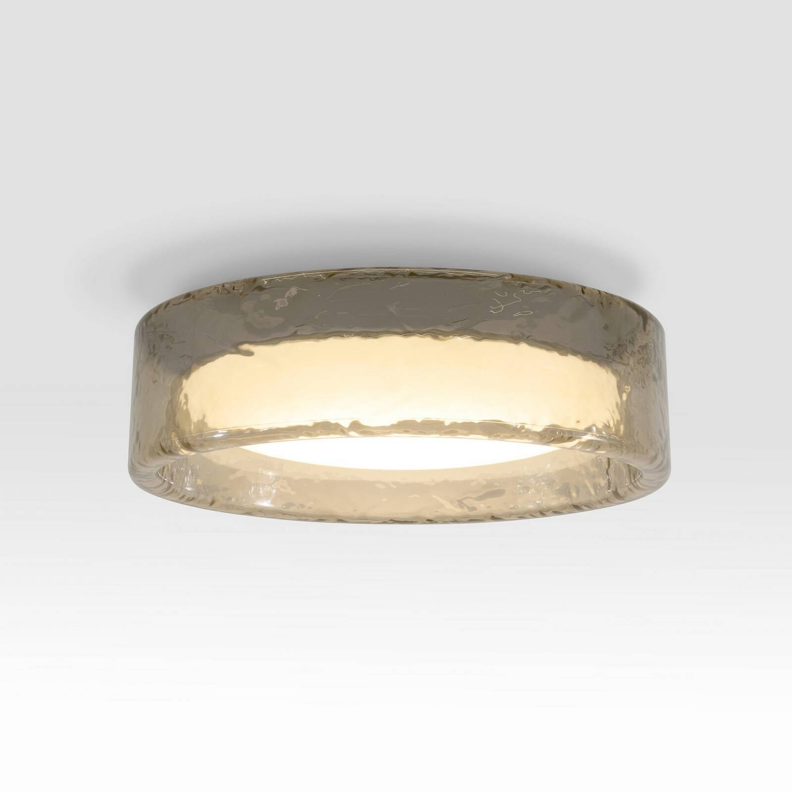 MARSET stropné LED svetlo Ringo, Ø 70 cm, dymovo sivá plastová