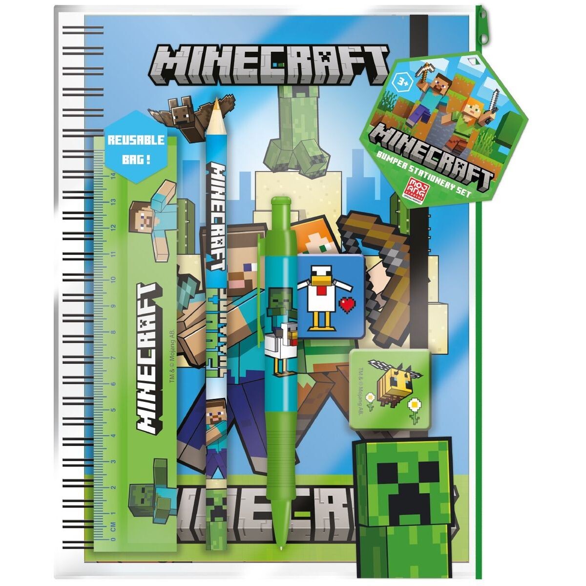 Minecraft školský set A5 DPL8