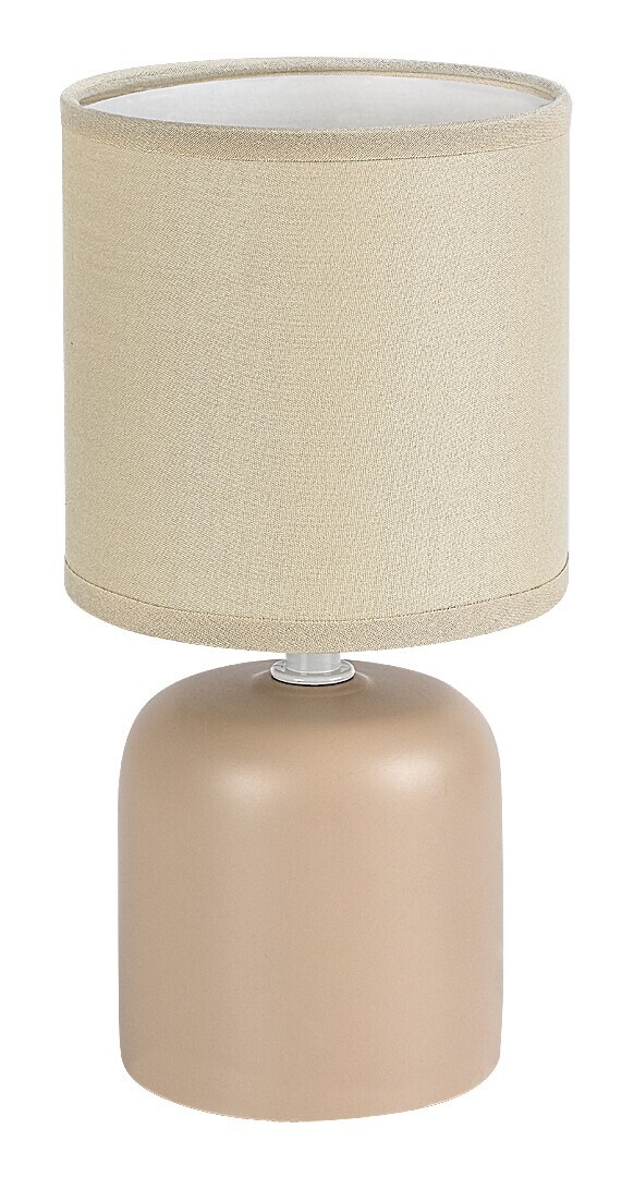 Rabalux Béžová stolná lampa Daphni pre žiarovku E14 74053