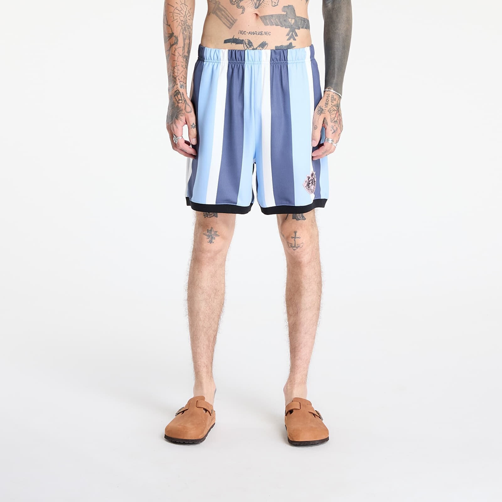 Šortky PLEASURES Jpfc Sport Shorts Blue M