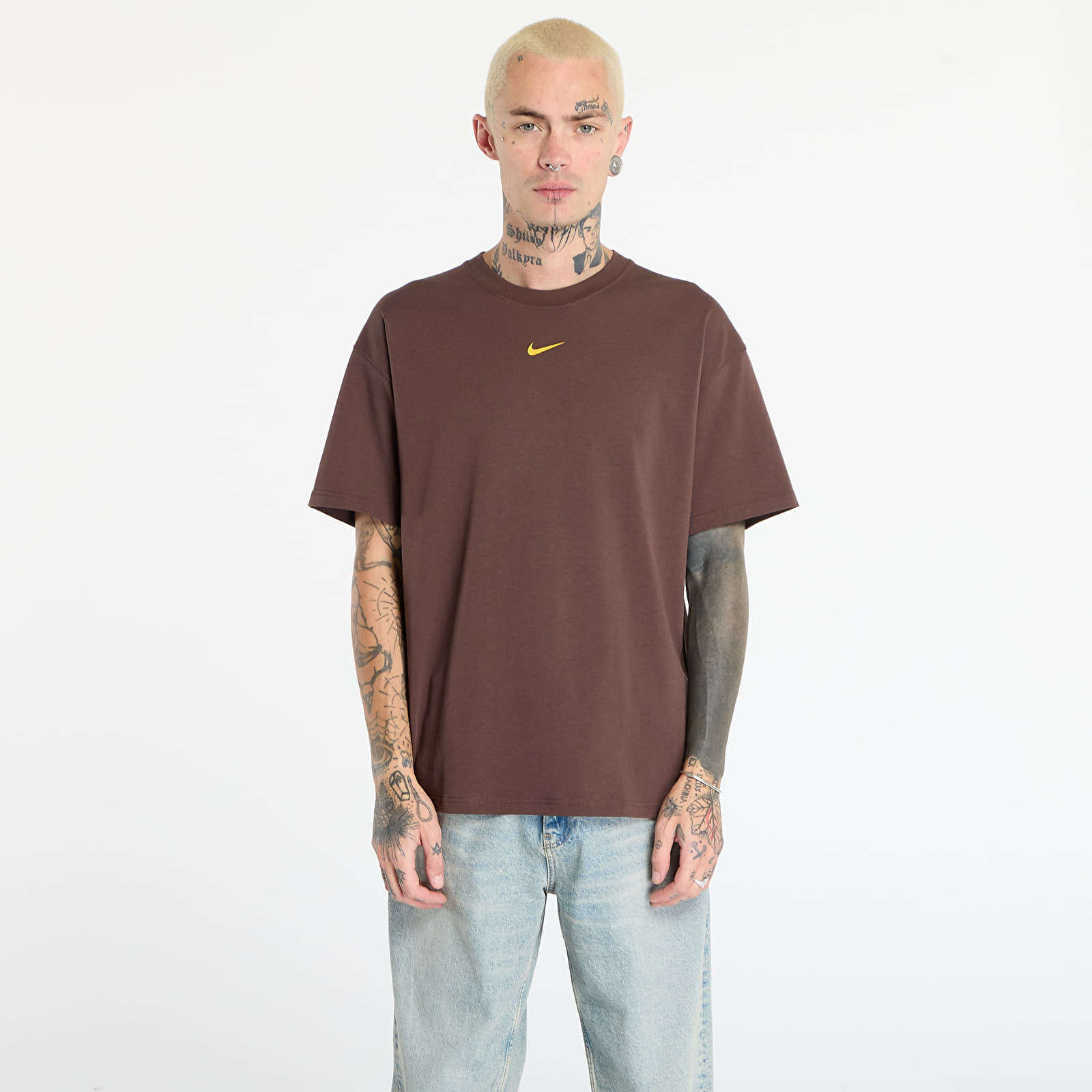 Tričko Nike x NOCTA Men's T-Shirt Baroque Brown/ Yellow Ochre M