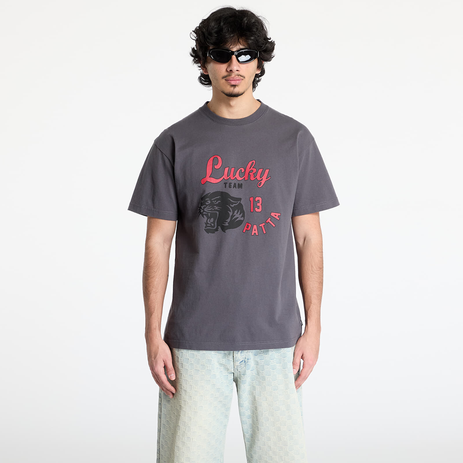 Tričko Patta Lucky Team T-Shirt UNISEX Forged Iron M