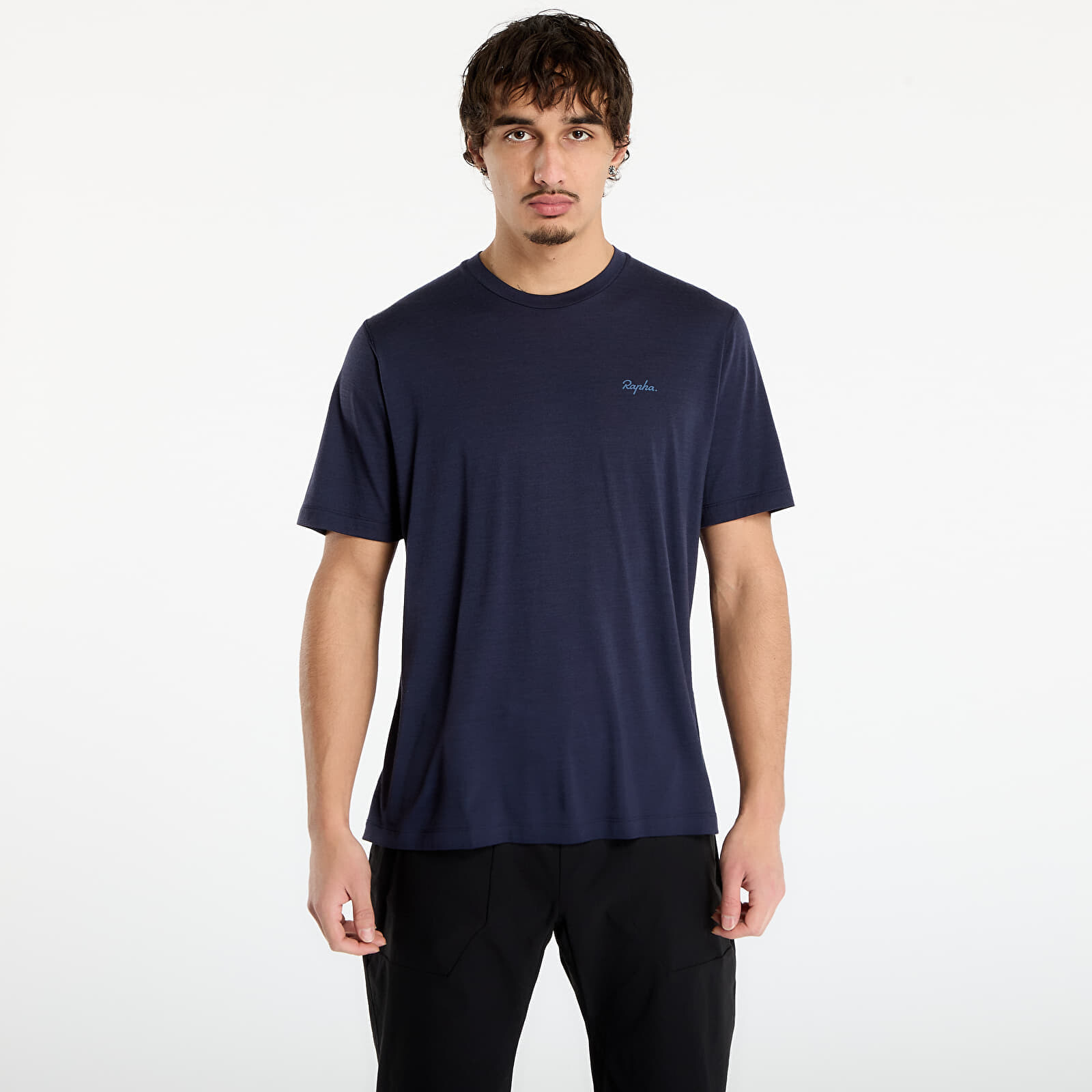 Tričko Rapha Men's Merino T-Shirt Night Sky/ Pageant Blue S